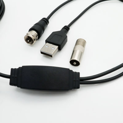 Indoor Tv Antenna Amplifier Power Supply Connector F male Gain 25±3 Intergrated Circuit