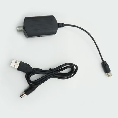 High Gain Low Noise HDTV Antenna Amplifier TV Signal Booster 50 Mile Receiver with Linear Polarization and F Male Connector