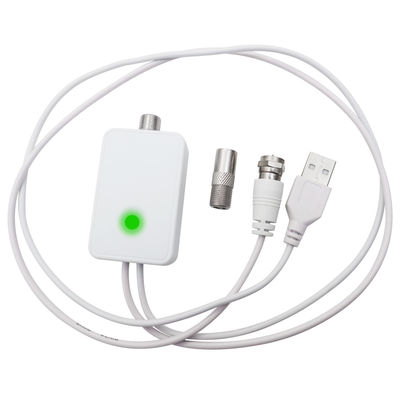 High Gain Tv Home Antenna Booster External Digital Tv Signal Amplifier T30 with 40g Weight and Impedance 75ohm