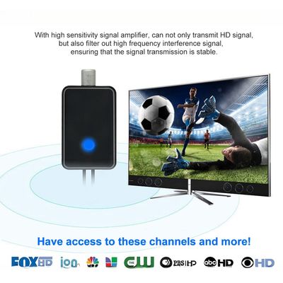 50 Mile Receiving Range Europe Standard TV Antenna Amplifier with Linear Polarization and Light Booster
