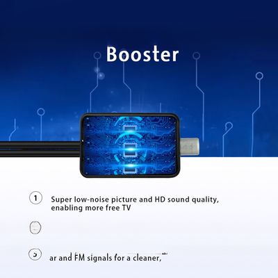 50 Mile Receiving Range Europe Standard TV Antenna Amplifier with Linear Polarization and Light Booster
