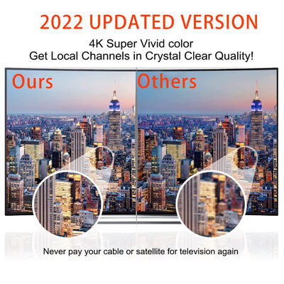 Passive Digital Indoor TV Antenna with VHF UHF 174-240MHz Frequency Range and F Male Head Connector