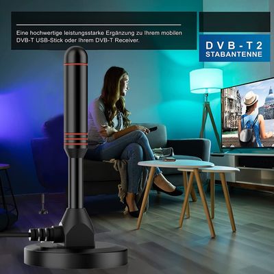 Magnetic Digital Indoor HDTV TV Antenna for DVB-T DVB-T2 VHF UHF TV HDTV Digital Antenna featuring UV Protected ABS Iron
