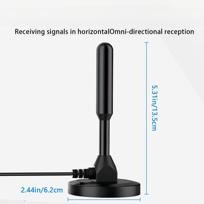 Indoor Multidirectional HDTV Antenna 1080p 4K/8K Ultra HDTV Compatible VHF 172-240 MHz /UHF 470-860 MHz Frequency Range