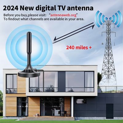UV Protected ABS Iron Input Impendence 75 Ω Antenna TV Receiving Signal 2024 Upgraded Long Range Hdtv Antenna For Home