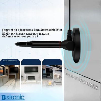 3M RG174 Cable 5dBi Base 2.4G 5G 5.8G Waterproof Amplifier WLAN Booster Dual Band Magnetic Antenna Antenna Cable Length 3M