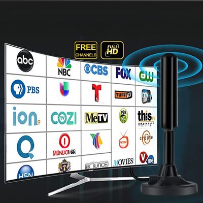 Long Strong Portable Signal Amplifier Hdtv 4K 8K 1080P Digital Indoor Stick Magnetic Tv Antenna at Frequency Range 170-860MHz