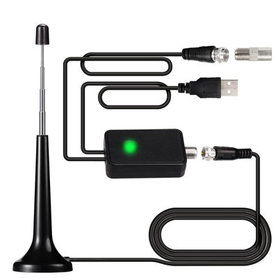 Retractable Pull Rod FM Radio DVT-T2 DTMB UHF VHF Digital TV Magnetic Antenna