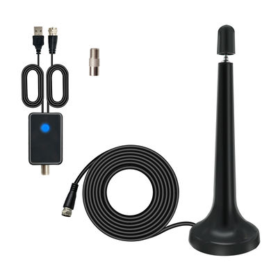 Retractable Pull Rod FM Radio DVT-T2 DTMB UHF VHF Digital TV Magnetic Antenna