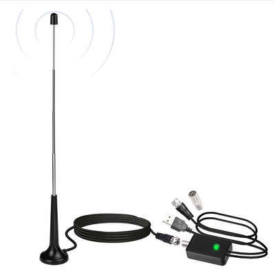 Retractable Pull Rod FM Radio DVT-T2 DTMB UHF VHF Digital TV Magnetic Antenna