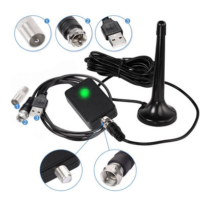 Retractable Pull Rod FM Radio DVT-T2 DTMB UHF VHF Digital TV Magnetic Antenna