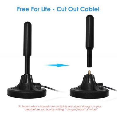 Private Model Strong Magnetic Base Digital HDTV Amplified Antenna TV Digital Indoor TV Antenna