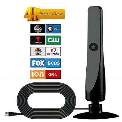 12dbi TV Antenna for Smart TV Indoor 2024 Newest Clear 4K Digital Antenna HD TV Up to 80 Miles Long Range Local Channels