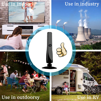 12dbi TV Antenna for Smart TV Indoor 2024 Newest Clear 4K Digital Antenna HD TV Up to 80 Miles Long Range Local Channels