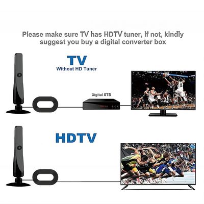 12dbi TV Antenna for Smart TV Indoor 2024 Newest Clear 4K Digital Antenna HD TV Up to 80 Miles Long Range Local Channels