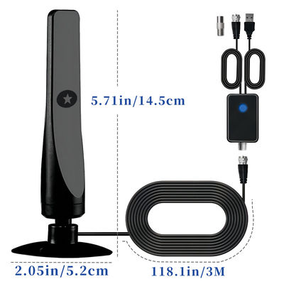 166G Impedance 75 Ohm HDTV Signal Receiver Amplifier Digital Outdoor Aerial Set Amplifier Booster