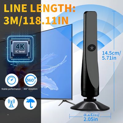 4K high-definition intelligent TV digital antenna signal amplifier, indoor and outdoor receiver broadcasting signal TV antenna