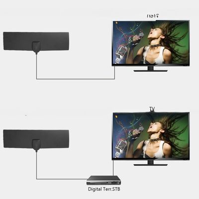 Indoor 1500-mile digital TV antenna DVB-T / DVB-T2 HDTV Signal Amplifier High Definition Black antenna