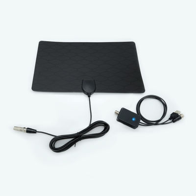 4K 1080P Indoor Digital TV Antenna with 28DBI Amplifier UHF VHF Thin Film Omni Antenna for 4G DVB HD TV Antena
