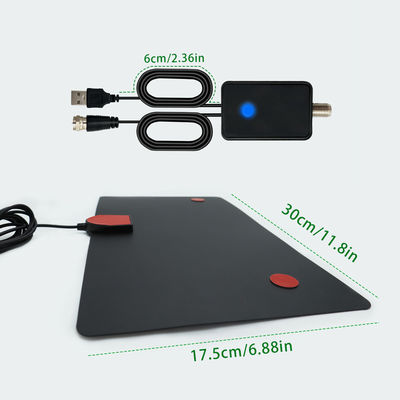 4K 1080P Indoor Digital TV Antenna with 28DBI Amplifier UHF VHF Thin Film Omni Antenna for 4G DVB HD TV Antena