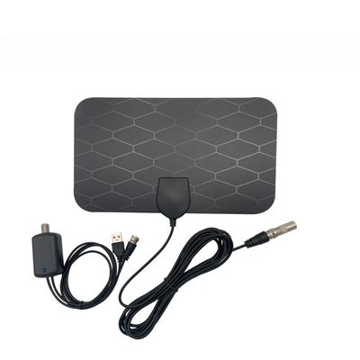 Hot Sale 4K DVB-T DVB-T2 Indoor TV Antenna with High Gain Coaxial Connector UHF Reception and 3m Cable Direct from Factory