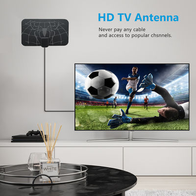 High Gain Amplifier Vhf Thin Film Free Channels 4K Digital Indoor Tv Antenna