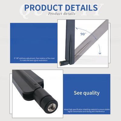 High Gain SMAIPX1.13cm 5dbi Full Band Omni-Directional External Signal Receiver Modem Compatible Wifi Antenna Communication