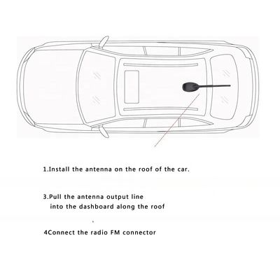 Factory Price Newest Multifunctional GPS Car Antenna Radio Amplifier