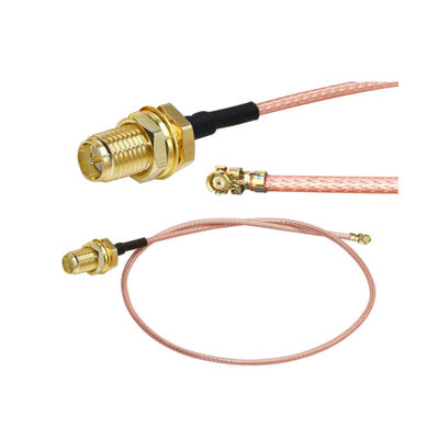 0.03KG Silver Plated Wire IPEX to SMA Male Head Coaxial Cable RG178 UFL IPX RP SMA Female 4pcs for Speed Data Transfer