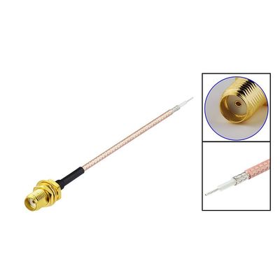 Low Loss RG316 Extension FPV Antenna Cable SMA female to 2 SMA male RF Coax Crimp Cable Adapter