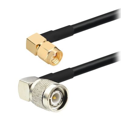 Network Component RF Right Angle SMA To TNC Male Connector Pigtail adapter cable