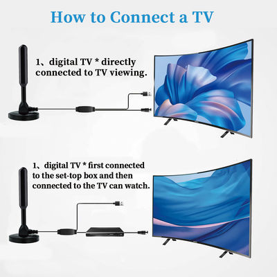 High Definition Digital DVB-T/DVB-T Antenna with 25DBI Freeview Indoor USB Booster High Performance HDTV Amplifier