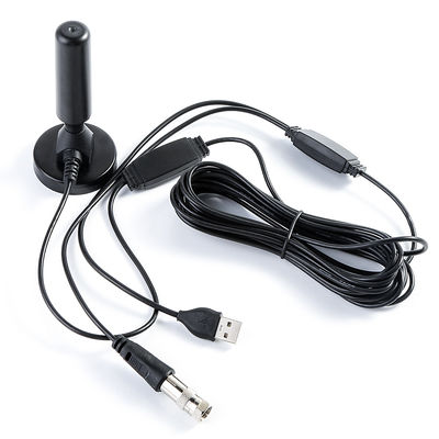 170-860MHz Frequency Range Indoor TV Antenna DVB-T Amplified 5dBi 50 Miles Range 1080P High Definition Digital Freeview