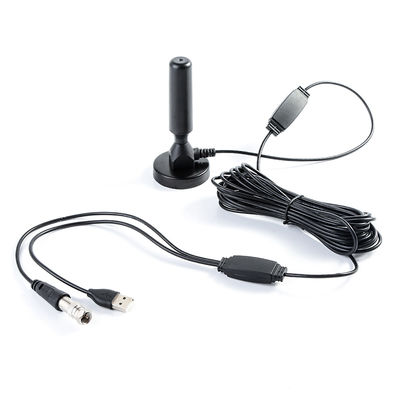 170-860MHz Frequency Range Indoor TV Antenna DVB-T Amplified 5dBi 50 Miles Range 1080P High Definition Digital Freeview