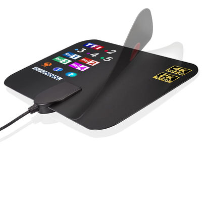 TV Antenna Amplified HD Indoor Digital HDTV Antenna 50+Miles Range Antenna Support 4K 1080p 13.2ft Coaxial Cable