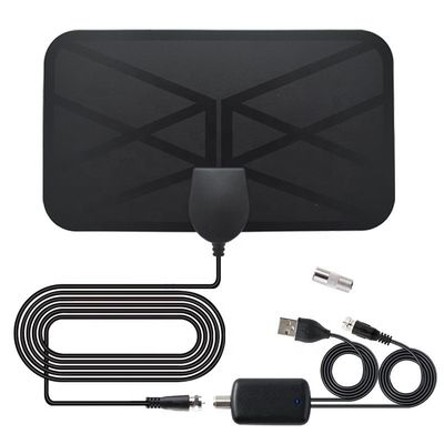 Indoor Digital TV Antenna with 4K 1080p Signal Booster 50-80 Mile Range Targeted for TV signal Receiver