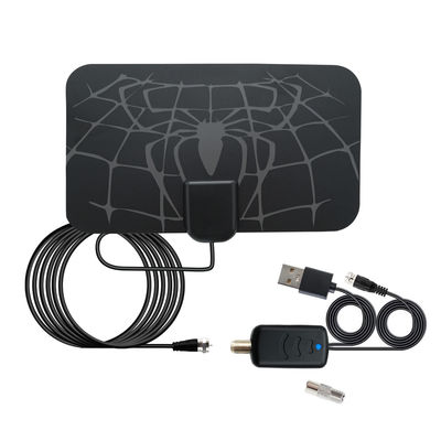 HD TV Signal Amplifier 4K Active TV Antenna Housing for 75&quot; Monitor Digital Indoor Frequency Range 170-240/470-862 MHz