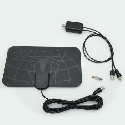 HD TV Signal Amplifier 4K Active TV Antenna Housing for 75&quot; Monitor Digital Indoor Frequency Range 170-240/470-862 MHz