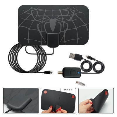 HD TV Signal Amplifier 4K Active TV Antenna Housing for 75&quot; Monitor Digital Indoor Frequency Range 170-240/470-862 MHz