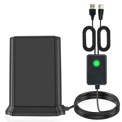 TV Antenna Amplified HD Digital TV Antenna Indoor Outdoor 300+ Miles Long Range with Amplifier Signal Booster Support 4K 1080p