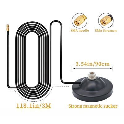 3dBi Gain Antenna for Helium FRP Wireless 868MHz 915MHz LoRa 2.4G 4G 5G GSM Aerial Outdoor Communication Fiberglass