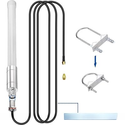 LoRa Fiberglass Antenna 868MHz 915MHz Omni directional 5.8dbi 6dBi 8dbi 10dbi Fiberglass Antenna