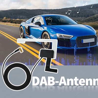 15db 3dB Gain VHF UHF 18Dbi Digital AM FM Aerial Patch Car DAB Radio Antenna with Noise Factor 2