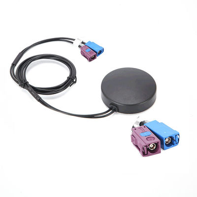 GPS/Beidou+GSM/3G/4G combination antenna for vehicle navigation FAKRA SMB long straight female C/D external circular antenna