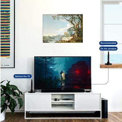 Hdtv Free View Active Antenatvdigital Antenas De Antes Para Interior Tv Antenna Indoor Antenna Tv Digital With Amplifier Signal