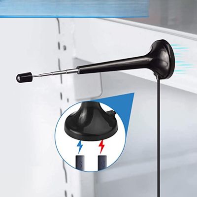 Free View Active Antena Telescopic tv digital De Antes Para Interior Tv Antenna Indoor Antenna Tv Digital With Amplifier Signal