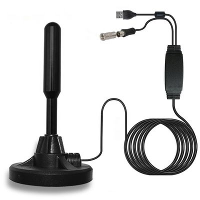 High Gain 4G 700-2700Mhz Copper Rod TV Antenna Automatic HDTV Digital Indoor Sucker Antenna Waterproof