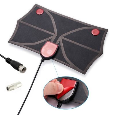 High Quality 1080p HD Indoor TV Antenna Cheap Multi-Directional Mounting Paste Coaxial Connector for HDTV