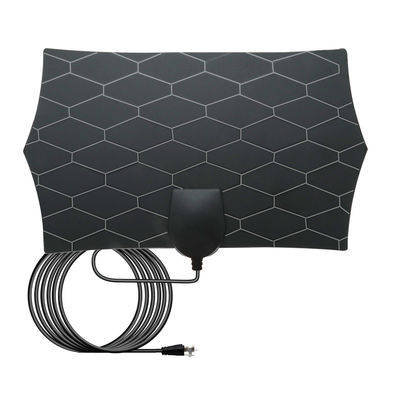 Hexagonal television antenna DVB-T DVB-T2 antena amplifier hdtv aerial indoor long range tv antenne VHF UHF digital tv antenna