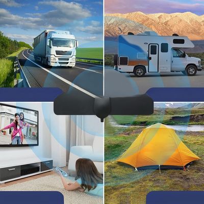 VSWR 1.5 Frequency VHF 174-230mhz/UHF470-862mhz Full HD VHF UHF Digital Indoor TV Antenna with Signal Amplified